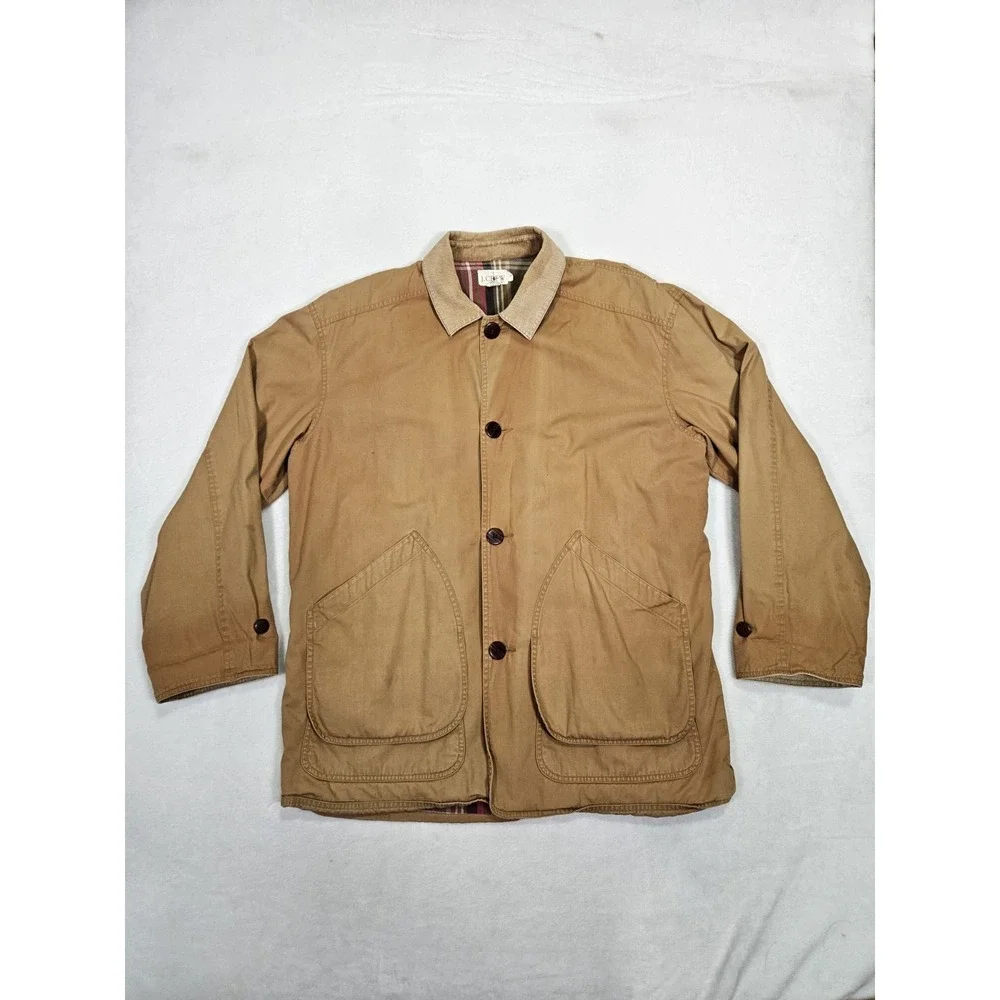 J. Crew Oarsman Corduroy Collar Barn Chore‎ Coat Men's Large Vintage Oversize
